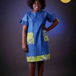 Denim & AfricanPrint Combo