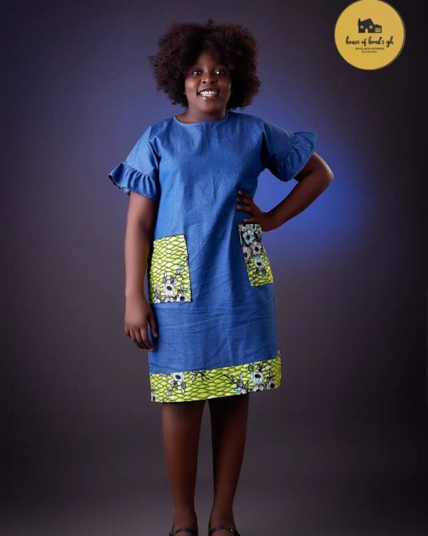 Denim & AfricanPrint Combo