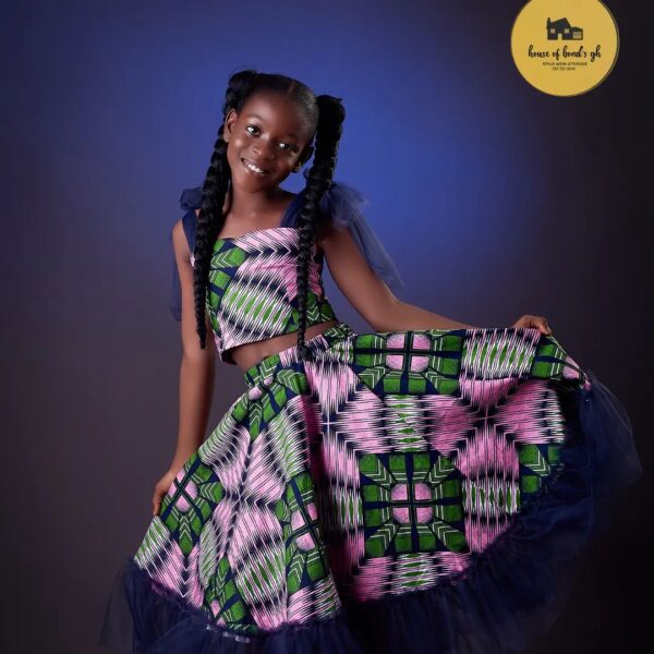 Crop Top & maxi Skirt AfricanPrint